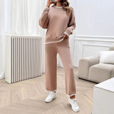 Vacation style loose long sleeved two-piece set - V.I.P Digital Presence