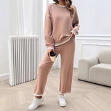 Vacation style loose long sleeved two-piece set - V.I.P Digital Presence
