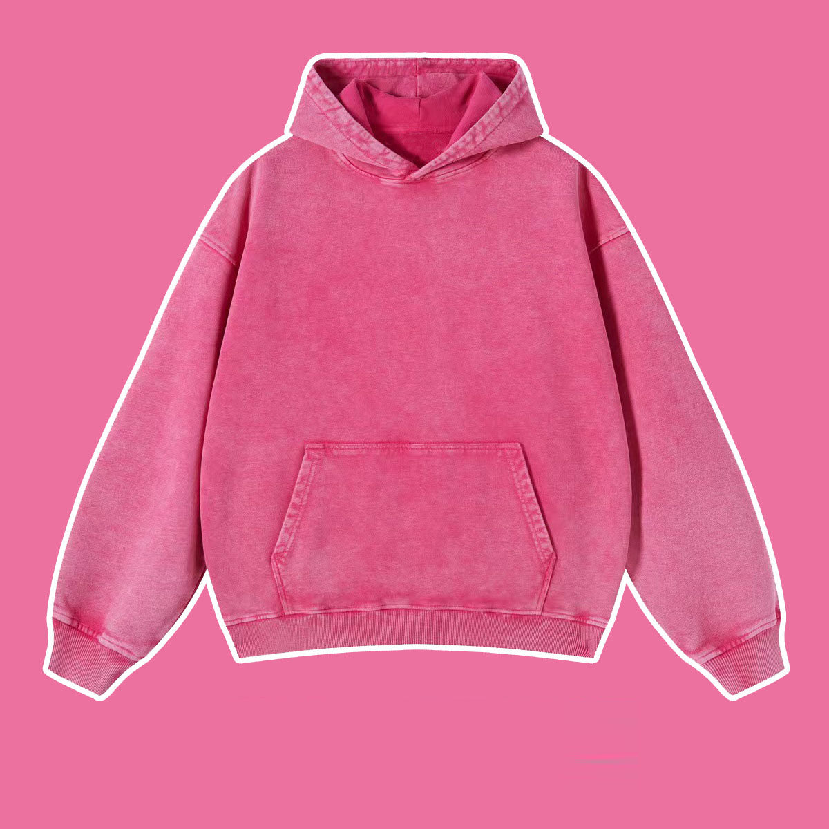 Vintage batik distressed washed trendy brand pullover hoodie loose fitting unisex - V.I.P Digital Presence