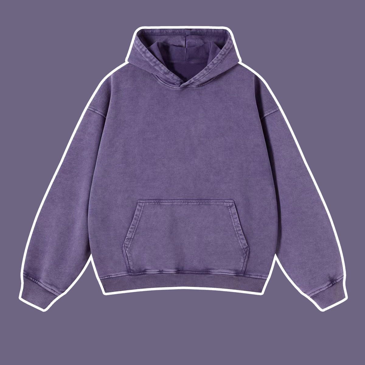 Vintage batik distressed washed trendy brand pullover hoodie loose fitting unisex - V.I.P Digital Presence