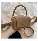 Vintage Scrub PU Leather Small Crossbody Suede Shoulder Bags for Women Winter Luxury Designer Tote Purses And Handbags - V.I.P Digital Presence