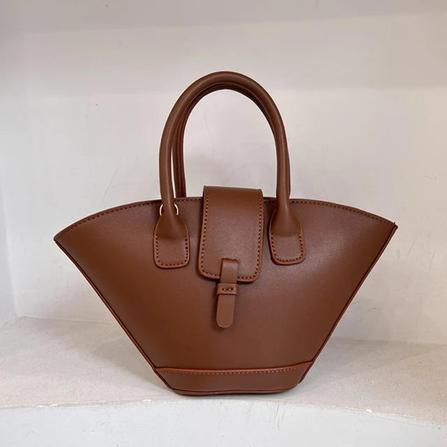 Vintage Shell Bags For Women Luxury Designer Handbags And Purses 2023 New In PU Top Handle Korean Small Shoulder Messenger Bag - V.I.P Digital Presence