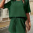 Waffle-Knit Half Sleeve Top and Shorts Set - V.I.P Digital Presence