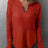 Waffle-Knit Notched Long Sleeve T-Shirt - V.I.P Digital Presence