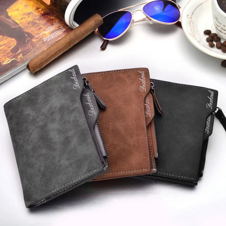 Wallet Men Soft Leather wallet with removable card slots multifunction men wallet purse male clutch top quality ! - V.I.P Digital Presence