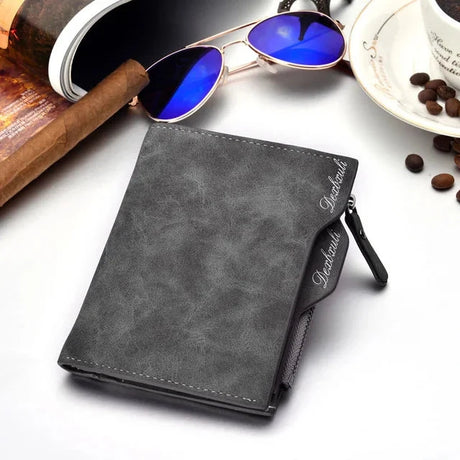 Wallet Men Soft Leather wallet with removable card slots multifunction men wallet purse male clutch top quality ! - V.I.P Digital Presence