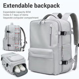 Waterproof 18 Inch Laptop Backpacks School Bags with usb Dily Life Vintage Unisex Leather Student Backpack for Men - V.I.P Digital Presence