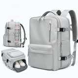 Waterproof 18 Inch Laptop Backpacks School Bags with usb Dily Life Vintage Unisex Leather Student Backpack for Men - V.I.P Digital Presence