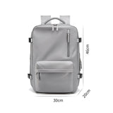 Waterproof 18 Inch Laptop Backpacks School Bags with usb Dily Life Vintage Unisex Leather Student Backpack for Men - V.I.P Digital Presence
