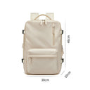 Waterproof 18 Inch Laptop Backpacks School Bags with usb Dily Life Vintage Unisex Leather Student Backpack for Men - V.I.P Digital Presence