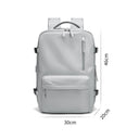 Waterproof 18 Inch Laptop Backpacks School Bags with usb Dily Life Vintage Unisex Leather Student Backpack for Men - V.I.P Digital Presence