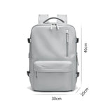 Waterproof 18 Inch Laptop Backpacks School Bags with usb Dily Life Vintage Unisex Leather Student Backpack for Men - V.I.P Digital Presence
