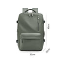 Waterproof 18 Inch Laptop Backpacks School Bags with usb Dily Life Vintage Unisex Leather Student Backpack for Men - V.I.P Digital Presence
