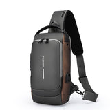 Waterproof Anti Theft Designer Password Lock Bag Usb Crossbody Sling Bags For Men Chest Bags - V.I.P Digital Presence