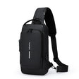 Waterproof Anti Theft Designer Password Lock Bag Usb Crossbody Sling Bags For Men Chest Bags - V.I.P Digital Presence
