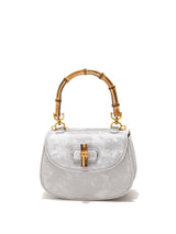 Western style bamboo joint handbag versatile commuting bag single shoulder crossbody saddle bag - V.I.P Digital Presence