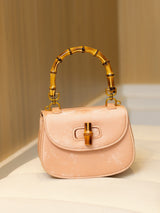 Western style bamboo joint handbag versatile commuting bag single shoulder crossbody saddle bag - V.I.P Digital Presence