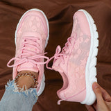 White shoes breathable lightweight casual sports women's shoes soft soled running shoes - V.I.P Digital Presence