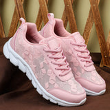 White shoes breathable lightweight casual sports women's shoes soft soled running shoes - V.I.P Digital Presence