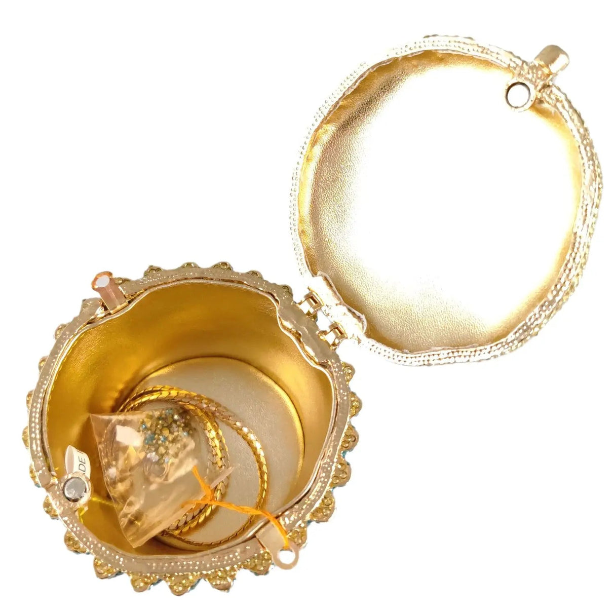 Women Blue Cupcake Evening Bag Crystal Clutch Purses Wedding Bridal Rhinestone Handbag Party Minaudiere Bag - V.I.P Digital Presence