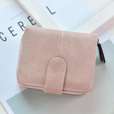 Women Cute Short Money Wallets With Zipper Female Small Wallet Lady Coin Purse Card Wallet Purses - V.I.P Digital Presence