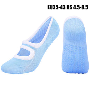 Women High Quality Pilates Socks Anti-Slip Breathable Backless Yoga Socks Ankle Ladies Ballet Dance Sports Socks - V.I.P Digital Presence