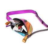 Women's bag colorful chain single shoulder bag crossbody bag eagle head chest bag - V.I.P Digital Presence