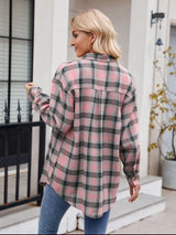 Women's casual fashion spicy girl loose checkered shirt for women - V.I.P Digital Presence