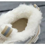 Women's cotton shoes women's suede snow boots sports shoes versatile high top shoes for students - V.I.P Digital Presence