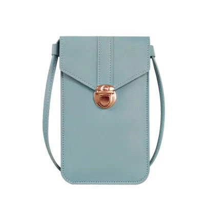 Women's crossbody bag Pu leather touch screen mobile wallet female retro student buckle shoulder bag purses and handbags torebka - V.I.P Digital Presence