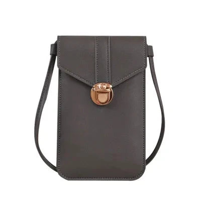 Women's crossbody bag Pu leather touch screen mobile wallet female retro student buckle shoulder bag purses and handbags torebka - V.I.P Digital Presence