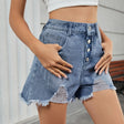 Women's denim ripped shorts hot pants - V.I.P Digital Presence