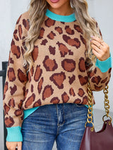 Women's pullover flower plus size sweater - V.I.P Digital Presence