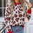 Women's pullover flower plus size sweater - V.I.P Digital Presence