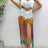 Women's pure hand crochet dyed tassel skirt with random gradient camisole skirt - V.I.P Digital Presence