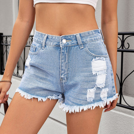 Women's ripped denim shorts and hot pants - V.I.P Digital Presence