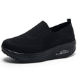 Women's shoes with thick sole and air cushion comfortable for casual sports breathable and fly woven soft soled women's shoes - V.I.P Digital Presence