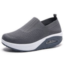 Women's shoes with thick sole and air cushion comfortable for casual sports breathable and fly woven soft soled women's shoes - V.I.P Digital Presence