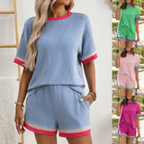 Women's short sleeved shorts two-piece set - V.I.P Digital Presence