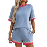 Women's short sleeved shorts two-piece set - V.I.P Digital Presence