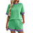 Women's short sleeved shorts two-piece set - V.I.P Digital Presence