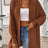 Women's simple and fashionable loose sweater cardigan - V.I.P Digital Presence