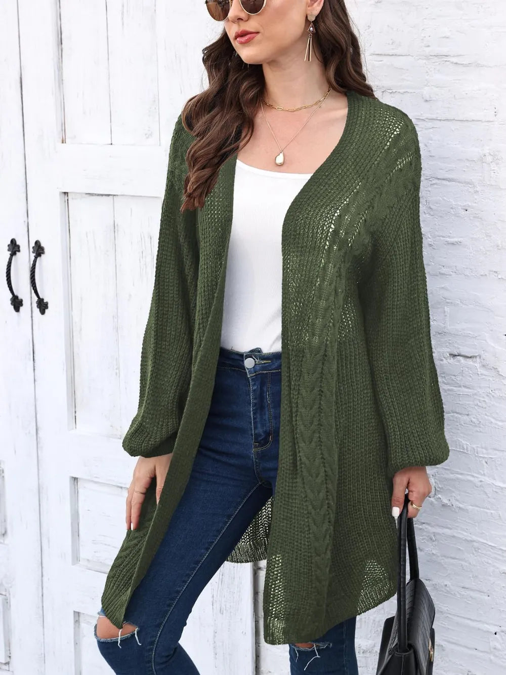 Women's Spring and Autumn New Woven Sweater Loose Casual Sweater Jacket - V.I.P Digital Presence