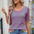 Women's striped T-shirt short sleeved shirt - V.I.P Digital Presence