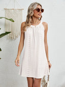Women's swimsuit hollowed out crochet top sleeveless beach dress - V.I.P Digital Presence