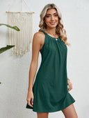 Women's swimsuit hollowed out crochet top sleeveless beach dress - V.I.P Digital Presence