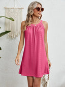 Women's swimsuit hollowed out crochet top sleeveless beach dress - V.I.P Digital Presence