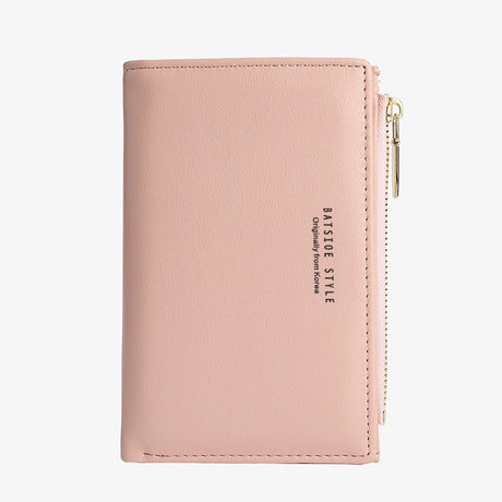 Women's wallet simple ultra-thin side zipper medium coin purse student bag - V.I.P Digital Presence