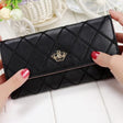 Womens Wallets and Purses Plaid PU Leather Long Wallet Hasp Phone Bag Money Coin Pocket Card Holder Female Wallets Purse - V.I.P Digital Presence