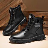 Workwear Martin boots men's spring and autumn new high top British style big yellow boots outdoor high top casual leather boots men - V.I.P Digital Presence